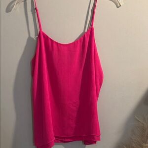 Jones New York Bright Hot Pink Spaghetti Strap Camisole